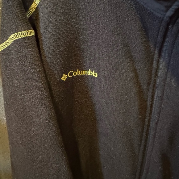 Columbia Oregon Ducks Black Fleece Jacket Size XXL - Picture 3 of 5